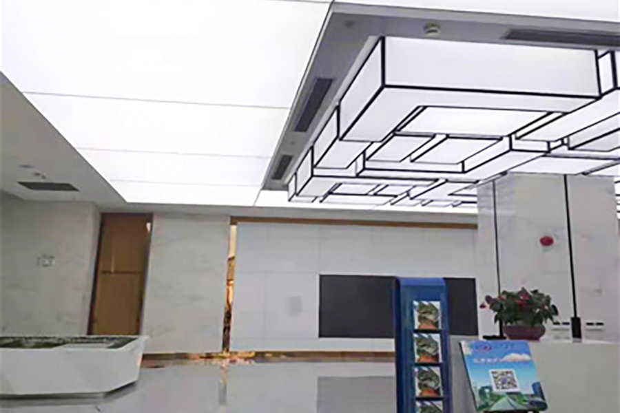 Trần chống cháy trang trí bằng sợi thủy tinh tráng silicon